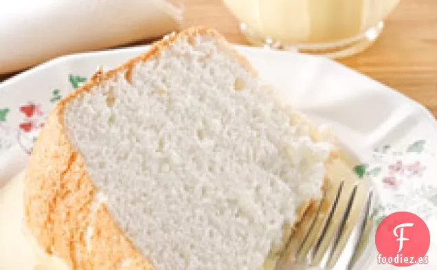 Pastel De Ángel De Mamá Con Crema De Bourbon Inglesa