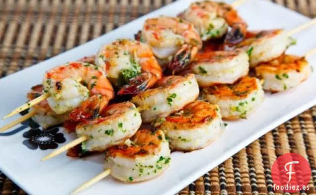 Tom Yum Camarones a la Parrilla