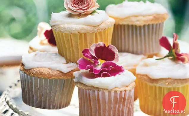 Limón Angel Food Cupcakes