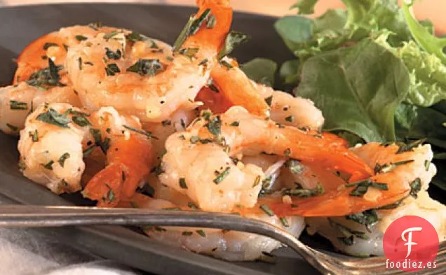 Camarones al Romero Fácil