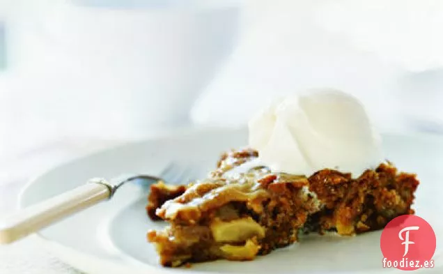 Pastel de Manzana con Glaseado de Caramelo