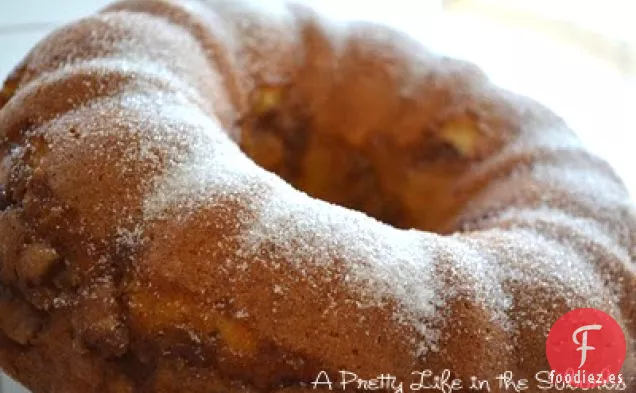 Pastel de Café con Manzana para el Desayuno