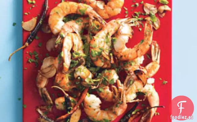 Camarones al ajo de Chile