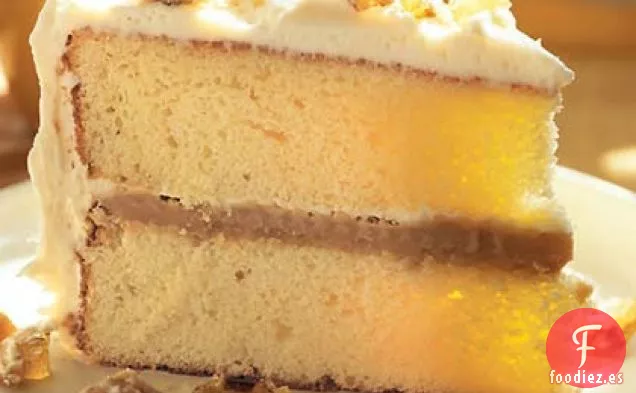 Pastel de Caramelo con Glaseado de Queso Crema