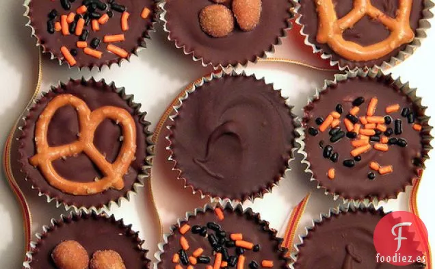 Cómo Hacer Tazas De Mantequilla De Maní Y Caramelo Salado