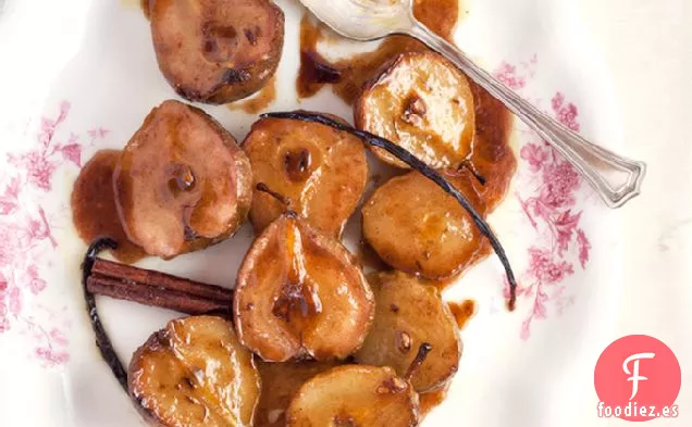 Peras Al Horno Con Caramelo Salado