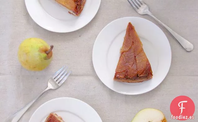 Torta de Pera de Caramelo