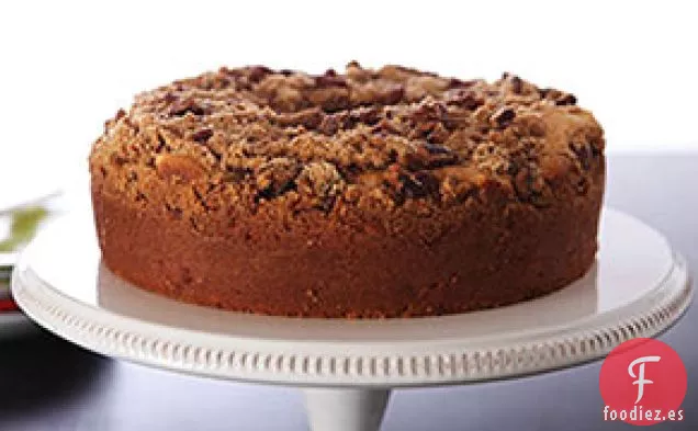 Pastel de Café con Streusel de Manzana