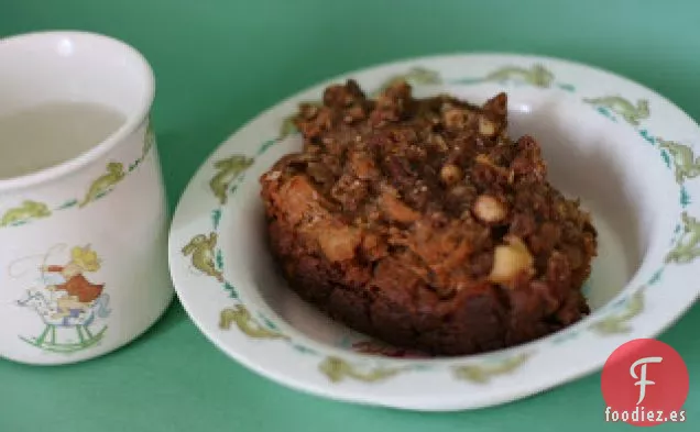 Pastel De Café De Manzana Made Hecho En La Olla De Cocción Lenta