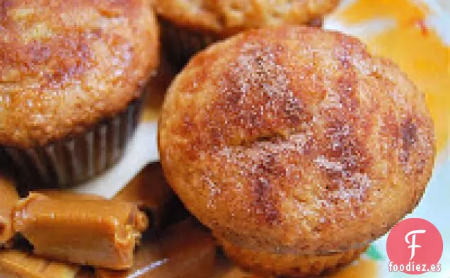Magdalenas de Caramelo de canela y azúcar