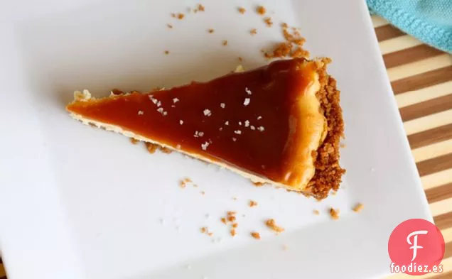 Tarta de Queso con Caramelo Salado