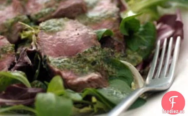 Bistec Con Picante Salsa Verde Italiana