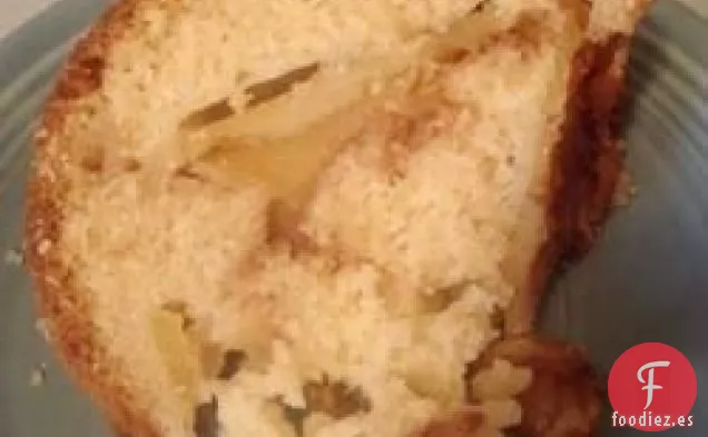 Pastel de Café con Pasas de Uva y Manzana