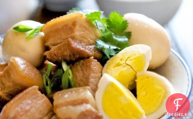 Receta Vietnamita De Cerdo Estofado Y Huevos Con Caramelo-Thit Heo Kho