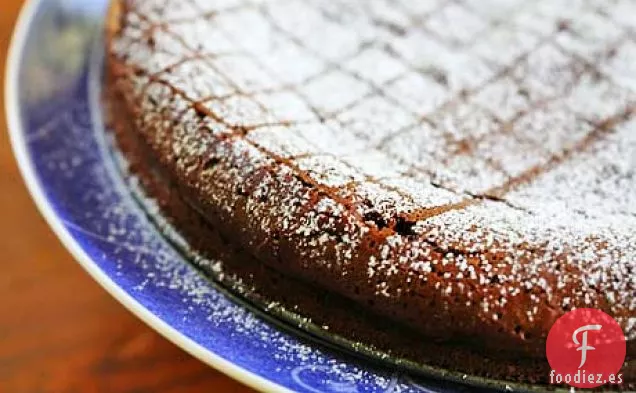 Pastel de Chocolate Sin Harina Chipotle