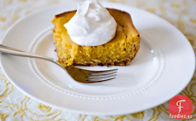 Pastel de Mantequilla Pegajosa de Calabaza