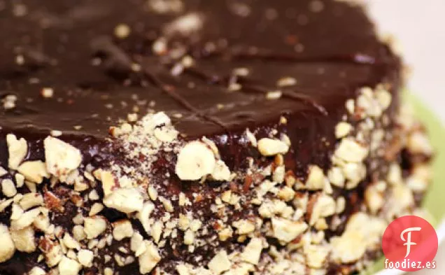 Pastel De Chocolate Sin Harina Con Avellanas Tostadas