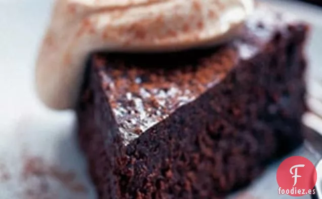 Pastel Clásico de Chocolate Sin Harina