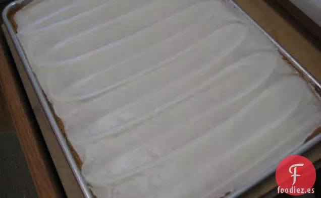 Pastel de Hojas de Texas Blanco