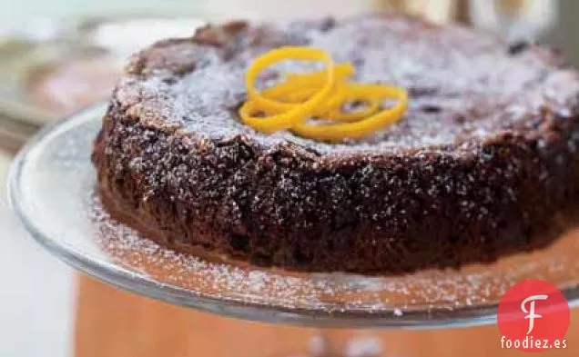 Pastel de Naranja de Chocolate Negro