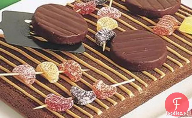 Pastel de Barbacoa de Chocolate