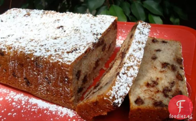 Pastel de Plátano con Chispas de Chocolate