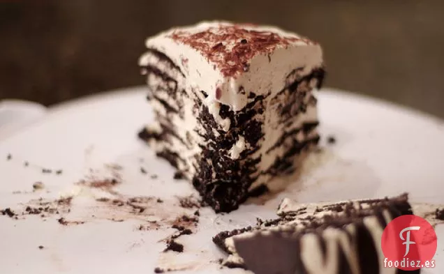 Pastel de Hielo de Obleas de Chocolate