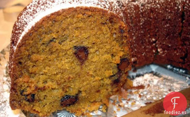 Pastel de Calabaza con Chispas de Chocolate