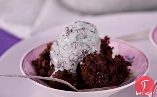 Pastel de Pudín de Chocolate Pegajoso