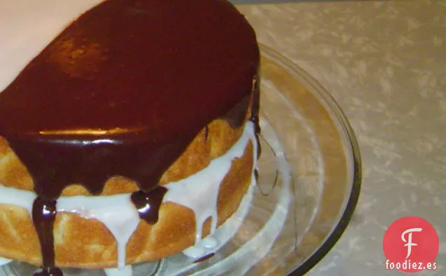 Pastel de Galletas Blanco y Negro