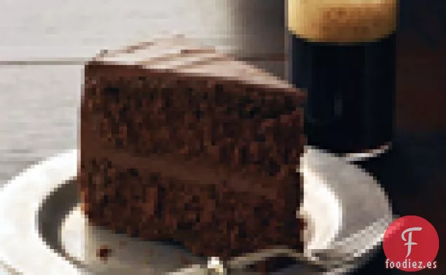 Pastel de Capa de Chocolate con Glaseado de Chocolate