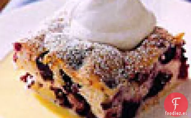Pastel de Mantequilla de Tres Bayas