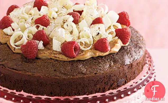 Pastel de Tiramisú de Chocolate Fudgy