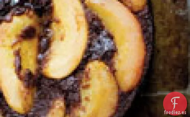 Pastel de Chocolate de Pera Invertido