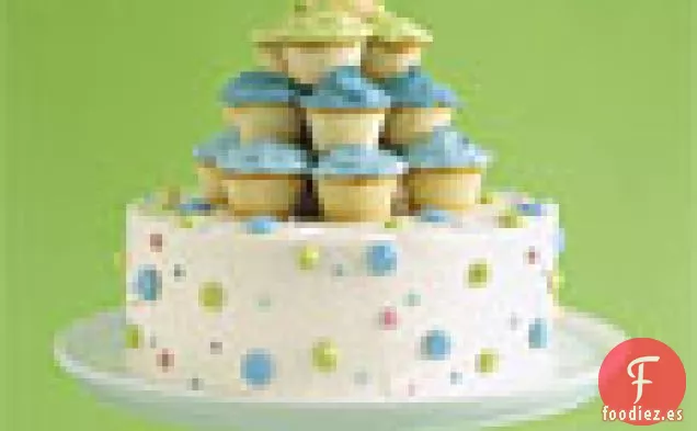 Pastel de Chocolate con Crema de Mantequilla de Vainilla