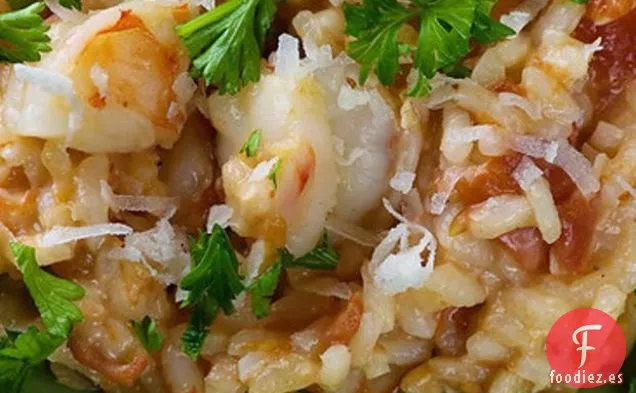 Risotto de Camarones de Coco