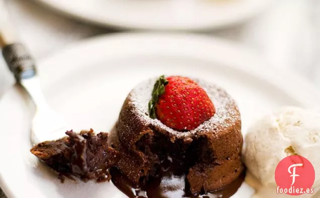 Pastel de Licor de Chocolate Fundido