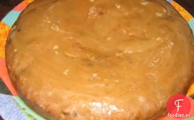 Tarta de Compota de Manzana de Arándanos y Ron