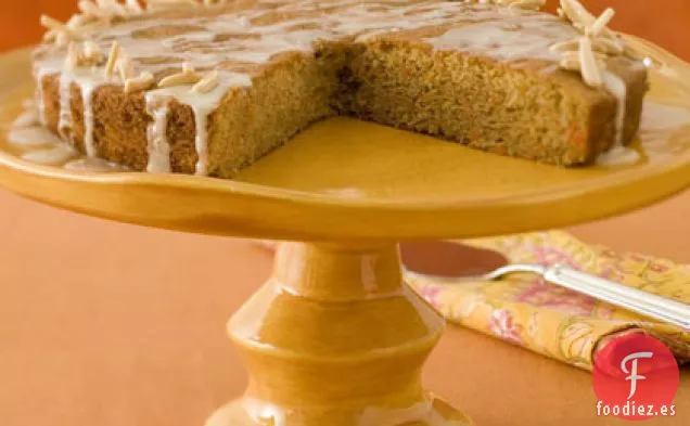 Pastel de Zanahoria Glaseado con Jengibre