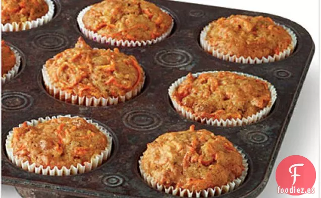 Magdalenas de Pastel de Zanahoria
