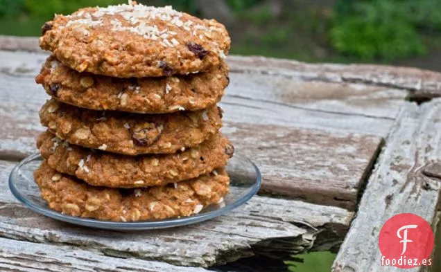 Raspaduras de Poder de Pastel de Zanahoria Saludable