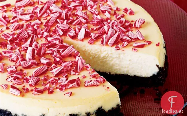 Tarta de Queso de Menta Triturada