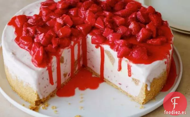 Tarta de Queso de Fresa Congelada