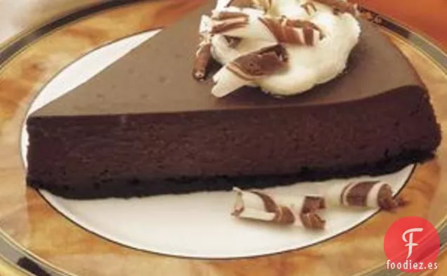 Tarta de Queso de Chocolate Doble