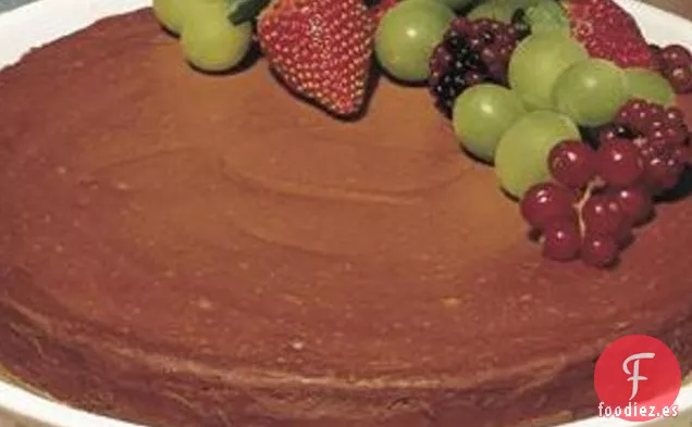 Tarta de Queso con Yogur y Chocolate