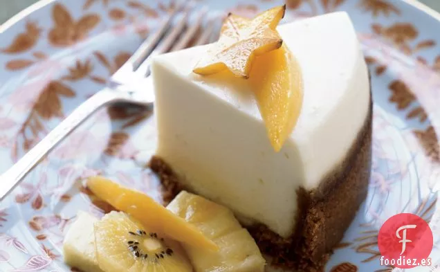 Tarta de Queso de Crema Agria de Cocción Lenta