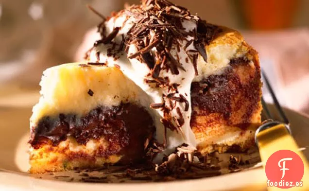 Tarta de Queso Caliente Rellena de Dulce de Azúcar