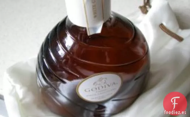 Tarta De Queso Godiva De Chocolate Blanco Con Crema Batida Fresca