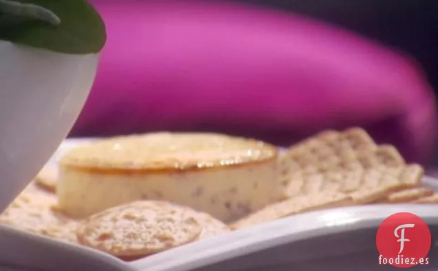 Tarta de Queso de Albahaca Dulce
