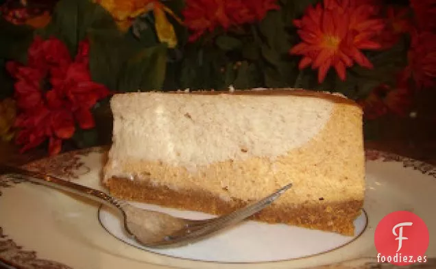 Tarta de Queso con Especias y Caramelo de Calabaza